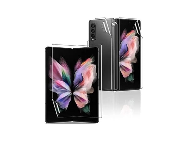 Extra Digital GL600424, Samsung, Galaxy Z Fold5, Tørr påføring, Gjennomsiktig, 3 stykker
