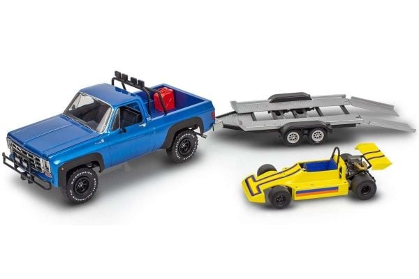 78 Chevy 4x4 Pickup med go-kart 1:25