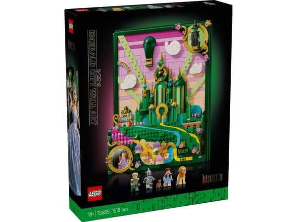 LEGO Wicked 75685 Emerald City-veggkunst