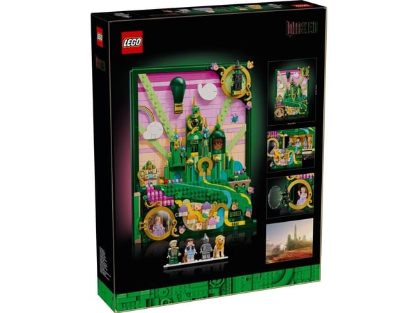 LEGO Wicked 75685 Emerald City-veggkunst