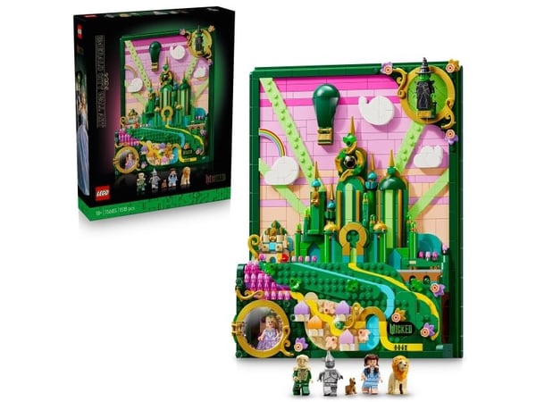 LEGO Wicked 75685 Emerald City – väggkonst