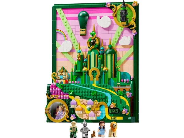 LEGO Wicked 75685 Emerald City-veggkunst