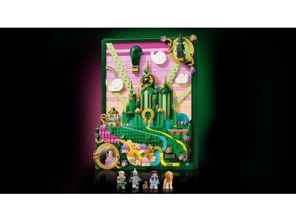 LEGO Wicked 75685 Emerald City-veggkunst