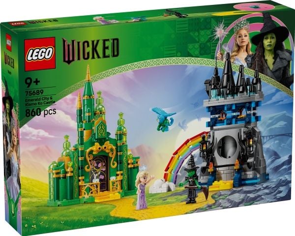 LEGO Wicked 75689 Emerald City og Kiamo Ko-slottet