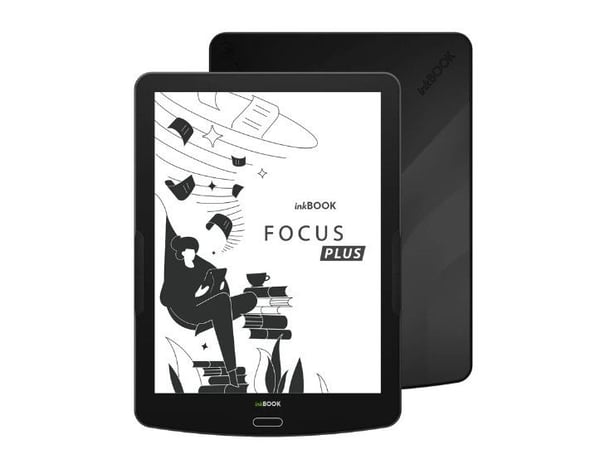 inkBOOK Focus Plus - e-bokleser - inkBOOK OS - 32 GB - 7,8" monokrom E Ink Carta 1300 (1872 x 1404) - berøringsskjerm - microSD-inngang - Wi-Fi, Bl...