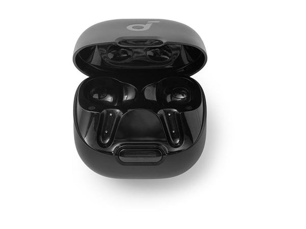 Soundcore Liberty 4 NC - True wireless-hodetelefoner med mikrofon - i øret - Bluetooth - aktiv støydemping - fløyelssvart
