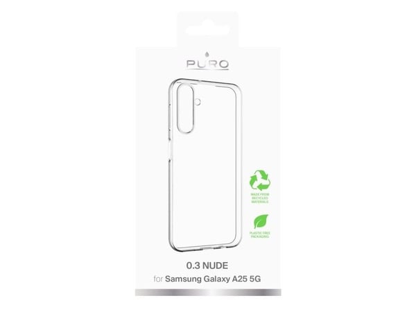 PURO 03 naken, deksel, Samsung, Galaxy A25 5G, 16,5 cm (6,5"), gjennomsiktig