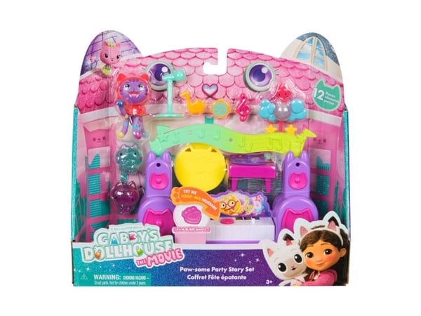 Gabby's Movie Pawsome Party Room Story Set