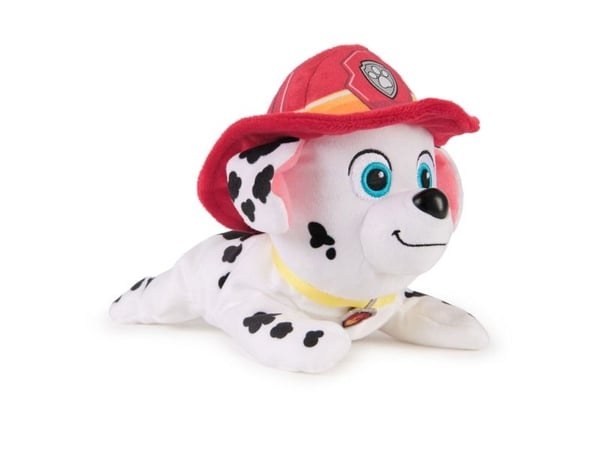 Paw Patrol bamse-hatt & halsbånd 20 cm - Marshall