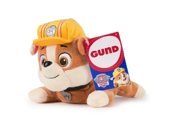 Paw Patrol pehmolakki ja kaulus 20 cm - Rubble