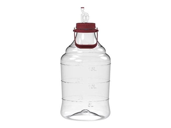 UNBREAKABLE DEMIJOHN 20L håndtak/luftlås