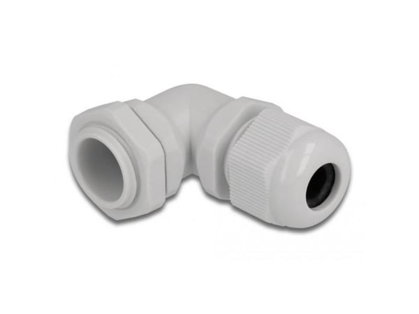 DeLOCK 60297, Harmaa, Muovi, 1 kpl, Kulmikas, PG11, 8 mm