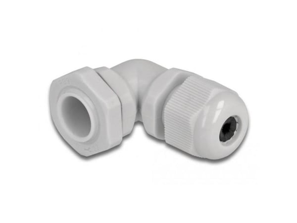 DeLOCK 60295, Harmaa, Muovi, 1 kpl, Kulmikas, PG9, 8 mm