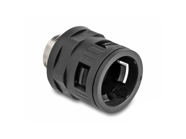 DeLOCK 60455, Liitinliitos, Musta, Messinki, Muovi, M25, 1,3 cm, IP68