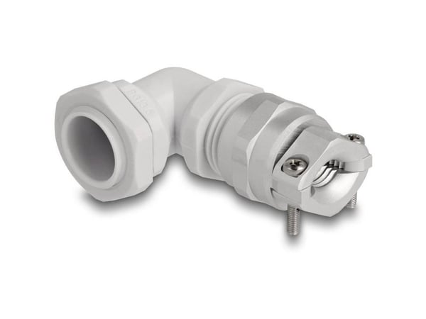 DeLOCK 60596, Grå, Plast, 1 st, Vinklad, PG13.5, 9 mm