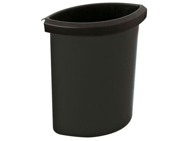 HAN 1837-13, 6 l, Rund, Plast, Svart, 1 styck