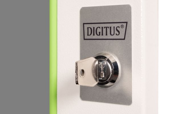 Digitus DN-19 D-09-U, Dør, Glass, Metall, Grå, 1 stykker, 2 kg
