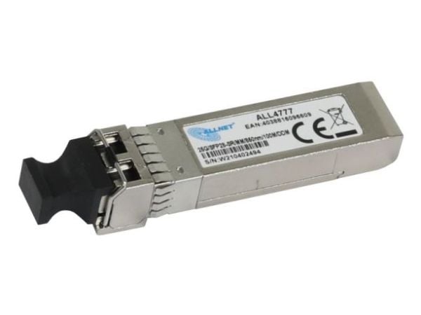 ALLNET ALL4777, valokuitu, 25000 Mbit/s, SFP28, LC, SR, 100 m