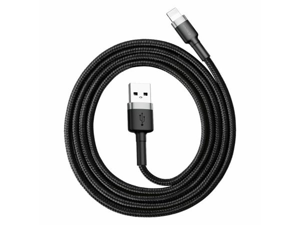 Baseus CALKLF-BG1, 1 m, USB A, Sort, Grå