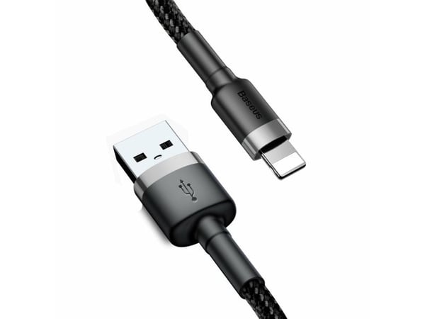 Baseus CALKLF-BG1, 1 m, USB A, Sort, Grå