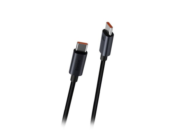 Baseus Cafule, 1 m, USB C, USB C, 480 Mbit/s, Sort, Grå
