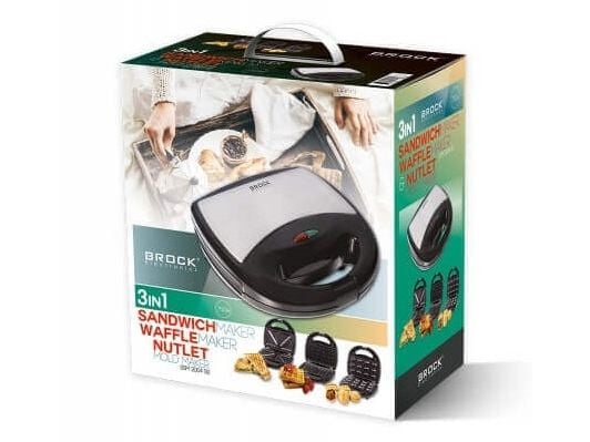 Brock Electronics SSM 2004 SS, Sort, Sølv, Kraft indikator, Klar, 750 W, 1 stykker