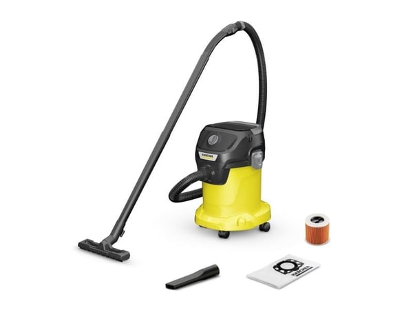 Kärcher KWD 3 V-17/4/20, Tørr & våt, Sort, Gult, Rotasjon, Plast, 17 l, 4 m