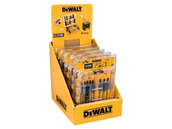 DeWalt DT70750 puuporasarja; 12-32 mm; 8 kpl.