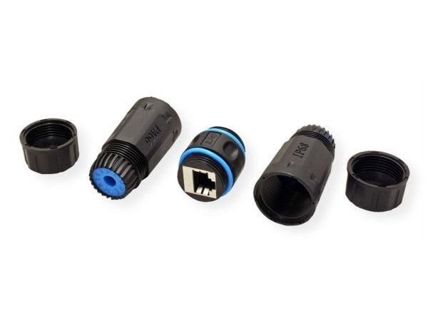 TRITON VALUE RJ-45-kontakt, skjermet, kat. 6A (klasse EA), for utendørs/industribruk, sortering