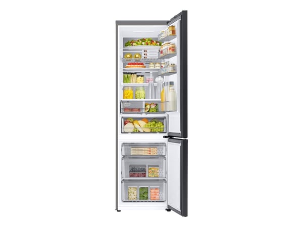Samsung Bespoke RB38C7B6D12 - Kjøleskap/fryser - bunnfryser - Wi-Fi - bredde: 59.5 cm - dybde: 65.8 cm - høyde: 203 cm - 390 liter - Klasse D - cle...