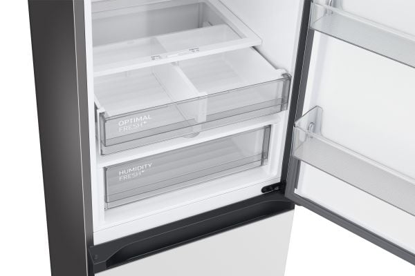 Samsung Bespoke RB38C7B6D12 - Kjøleskap/fryser - bunnfryser - Wi-Fi - bredde: 59.5 cm - dybde: 65.8 cm - høyde: 203 cm - 390 liter - Klasse D - cle...