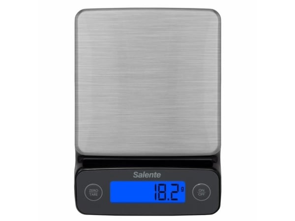 Salente DiamondCook, Elektronisk kjøkkenvekt, 3 kg, 0,1 g, Sort, Rustfritt stål, Rustfritt stål, Benkeplate