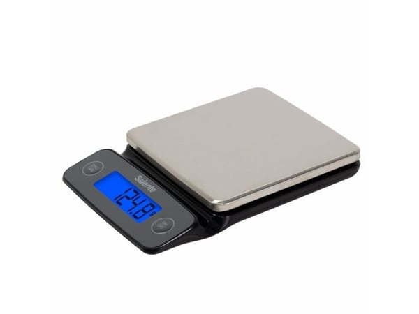 Salente DiamondCook, Elektronisk kjøkkenvekt, 3 kg, 0,1 g, Sort, Rustfritt stål, Rustfritt stål, Benkeplate