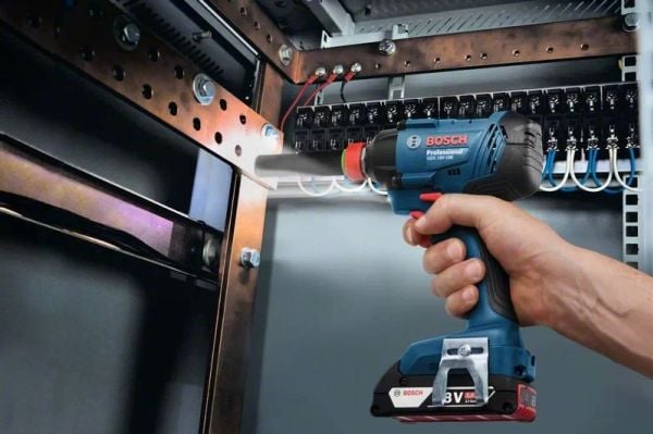 Bosch GDX 180-LI, Slagtrekker, Pistolhåndtak, 1/2", Sort, Blå, 3600 RPM, 2800 RPM - SOLO