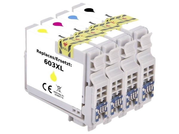 Renkforce RF-5655902, Sort, Cyan, Fiolblå, Gult, 4 stykker, 150 sider, 130 sider, Kombinasjonspakke