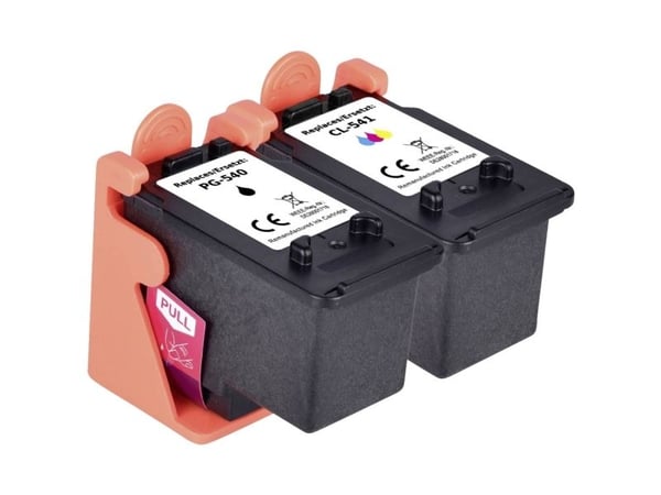 Renkforce blekkkombipakke erstatter Canon PG-540 + CL-541 (5225B006) Kompatibel kombinasjonspakke svart, cyan, magenta, gul RF-I-C-PG540CL540BCMY2P...