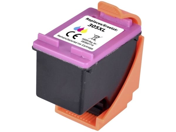 Renkforce RF-5633220, Cyan, Fiolblå, Gult, 5 ml, 1 stykker, 200 sider, Enkeltpakke