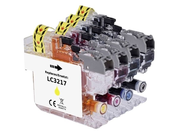 Renkforce RF-5655922, Sort, Cyan, Fiolblå, Gult, 4 stykker, 550 sider, 550 sider, Kombinasjonspakke