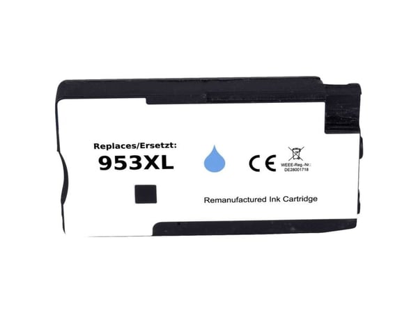 Renkforce RF-5655878, Høyt (XL) utbytte, Cyan, 1 stykker, 1450 sider, Enkeltpakke