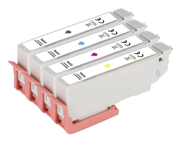 Renkforce RF-5706062, Sort, Cyan, Fiolblå, Gult, 4 stykker, 530 sider, 650 sider, Kombinasjonspakke