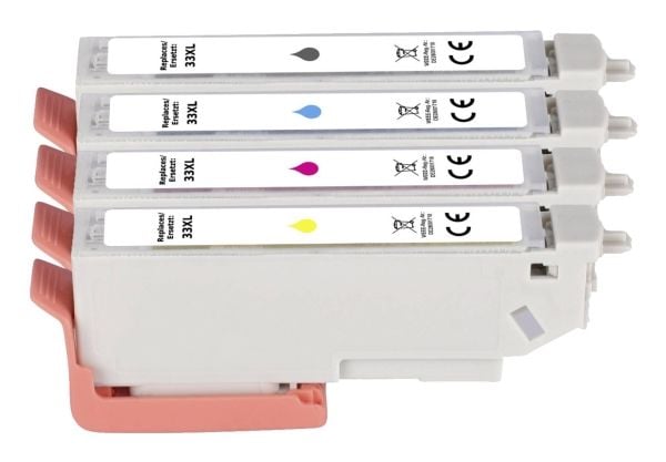 Renkforce RF-5706062, Sort, Cyan, Fiolblå, Gult, 4 stykker, 530 sider, 650 sider, Kombinasjonspakke