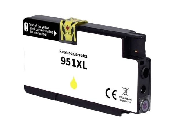 Renkforce RF-5706060, Høyt (XL) utbytte, Gult, 1 stykker, 1500 sider, Enkeltpakke