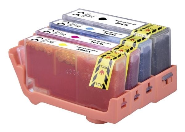 Renkforce RF-5705446, Sort, Cyan, Fiolblå, Gult, 4 stykker, 700 sider, 2500 sider, Kombinasjonspakke
