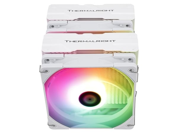 Thermalright Peerless Assassin 120 White ARGB Prosessorkjøler i hvit
