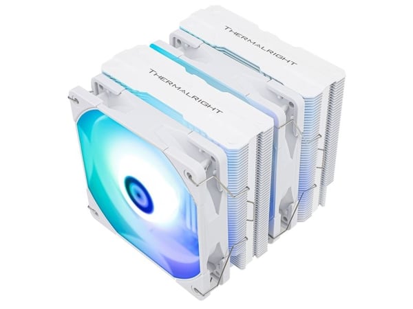 Thermalright Peerless Assassin 120 White ARGB Prosessorkjøler i hvit
