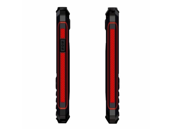 Evolveo StrongPhone SPW4RD, Perusmalli, Kaksois-SIM, 7,11 cm (2.8"), 2 MP, 2500 mAh, musta, Punainen
