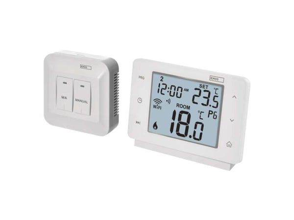Emos P56211, Digital termostat, Rom, Vekselstrøm, 868 MHz, 802.11b, 802.11g, Wi-Fi 4 (802.11n), 2,4 GHz