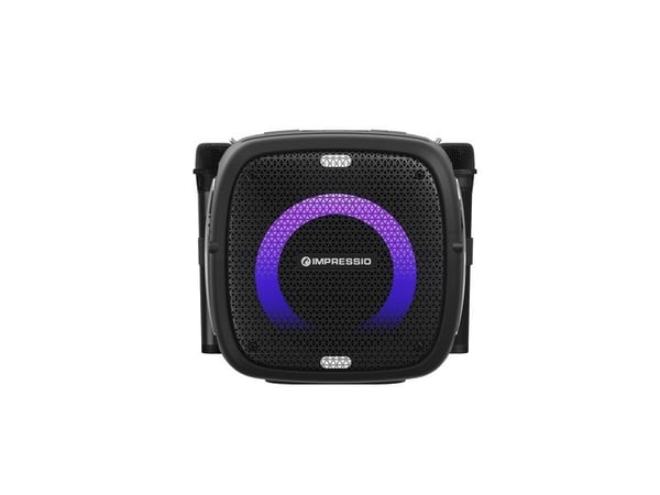 C-TECH Impressio Qubis, 80 W, 15 - 18000 Hz, 4 O, Trådløs, USB Type-C, Stereo bærbar høyttaler
