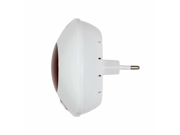 Evolveo ACSALMIMS, Trådløs sirene, Innendørs, 80 m, 433 MHz, 110 dB, Rød, Hvit