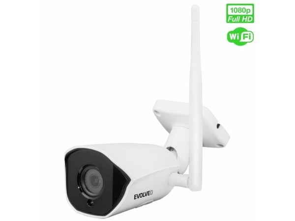Evolveo WiFI IP Detective WIP 2M SMART, IP-sikkerhetskamera, Utendørs, Ledning & Trådløs, Utvendig, Tak/Vegg, Sort, Hvit